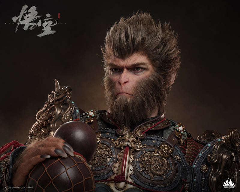 Queen Studios : Black Myth: WuKong - The Destined One Life-Size Bust 《黑神话:悟空》天命人1/1半身像