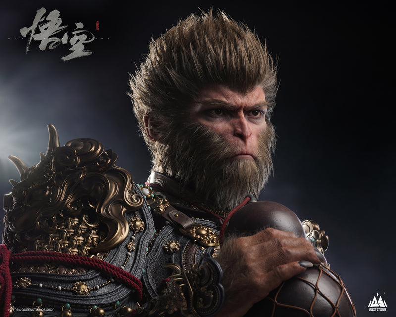 Queen Studios : Black Myth: WuKong - The Destined One Life-Size Bust 《黑神话:悟空》天命人1/1半身像