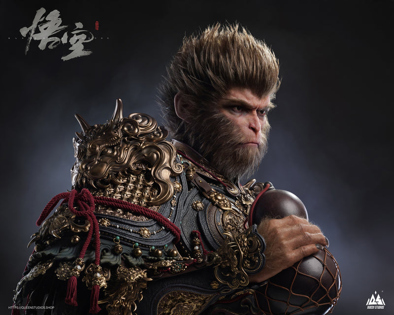 Queen Studios : Black Myth: WuKong - The Destined One Life-Size Bust 《黑神话:悟空》天命人1/1半身像