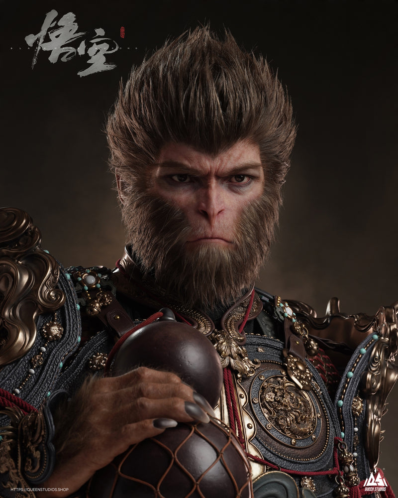 Queen Studios : Black Myth: WuKong - The Destined One Life-Size Bust 《黑神话:悟空》天命人1/1半身像