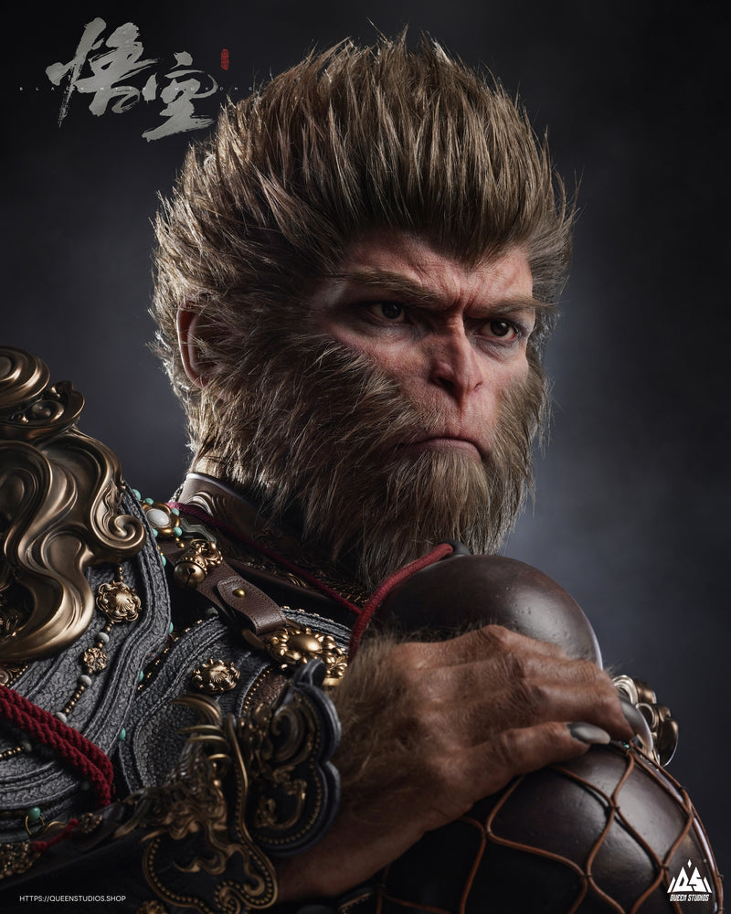 Queen Studios : Black Myth: WuKong - The Destined One Life-Size Bust 《黑神话:悟空》天命人1/1半身像