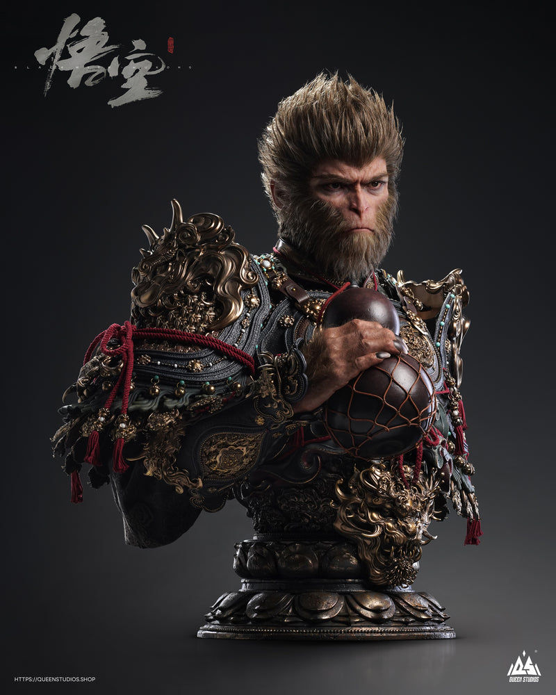 Queen Studios : Black Myth: WuKong - The Destined One Life-Size Bust 《黑神话:悟空》天命人1/1半身像