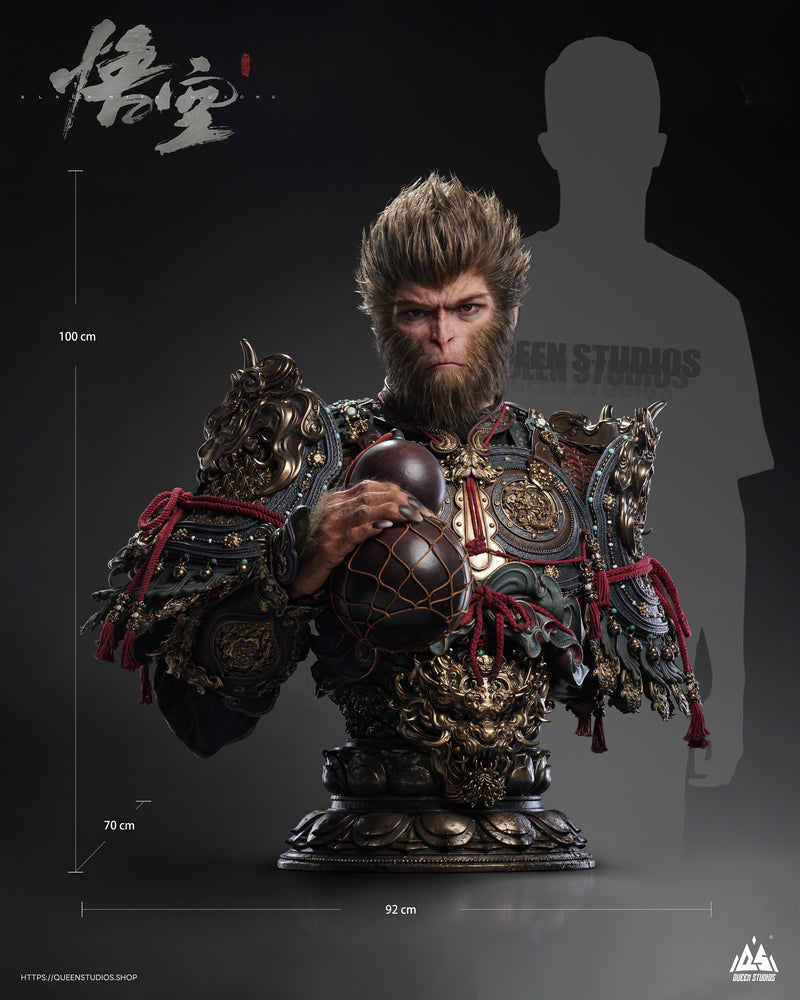 Queen Studios : Black Myth: WuKong - The Destined One Life-Size Bust 《黑神话:悟空》天命人1/1半身像