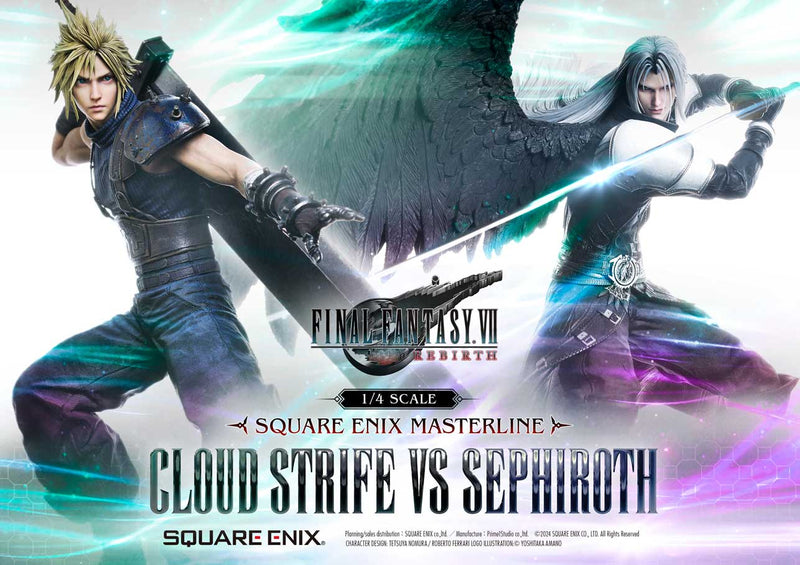 Prime 1 Studio - MASTERLINE FINAL FANTASY VII REBIRTH 1/4 Scale – Cloud Strife vs Sephiroth