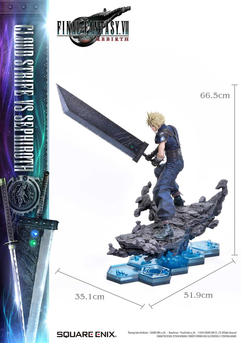 Prime 1 Studio - MASTERLINE FINAL FANTASY VII REBIRTH 1/4 Scale – Cloud Strife vs Sephiroth