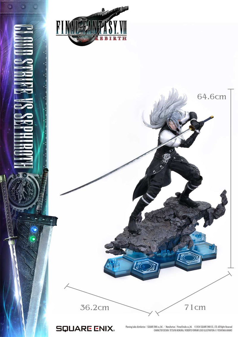 Prime 1 Studio - MASTERLINE FINAL FANTASY VII REBIRTH 1/4 Scale – Cloud Strife vs Sephiroth