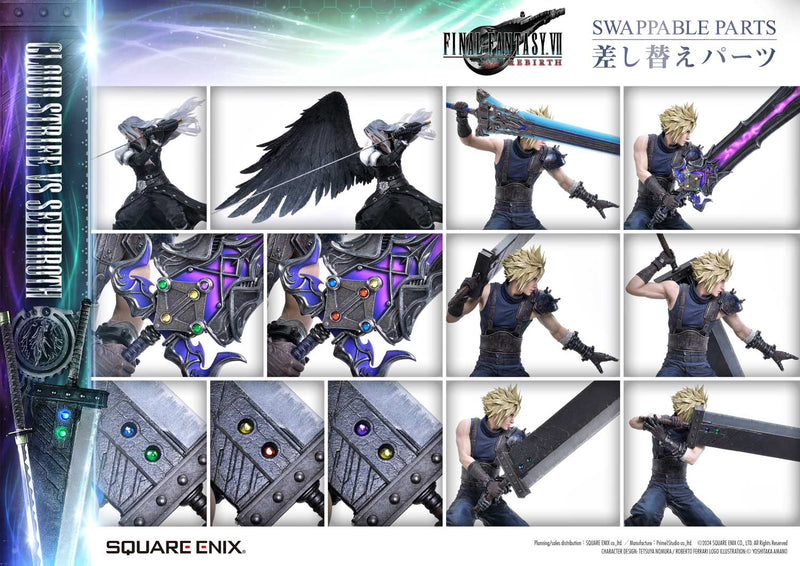 Prime 1 Studio - MASTERLINE FINAL FANTASY VII REBIRTH 1/4 Scale – Cloud Strife vs Sephiroth