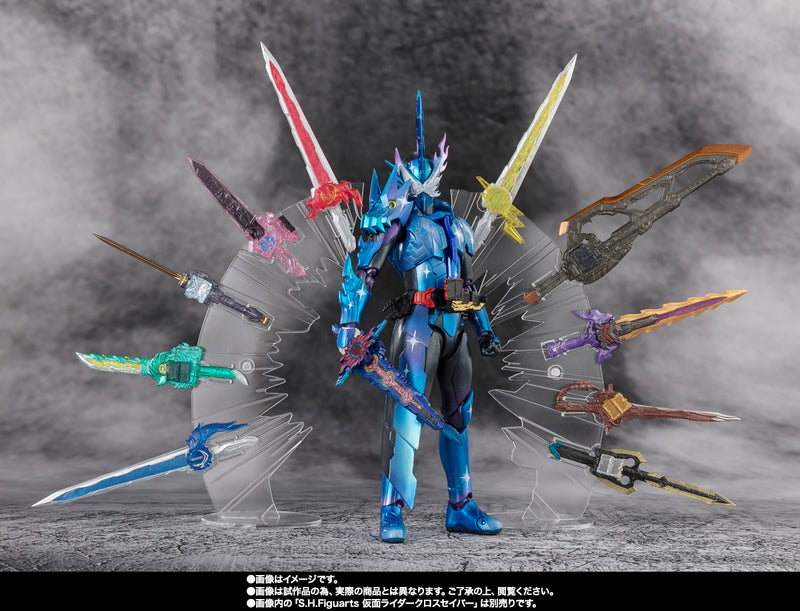 S.H.Figuarts Kamen Rider Cross Saber & 10 Holy Sword Set