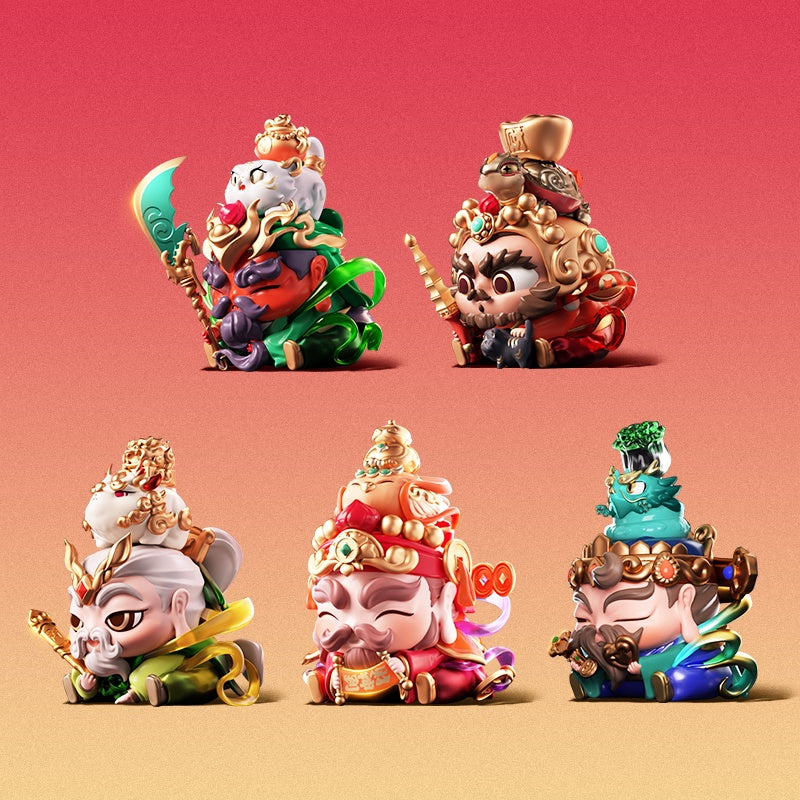 The Five God of Wealth 福福贴贴 五路财神